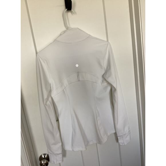 NWT Lululemon Women’s Full Zip Define Jacket Luon Activewear Athletic White SZ 8 - Picture 10 of 14